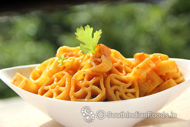 Schezwan ruote gourmet pasta recipe